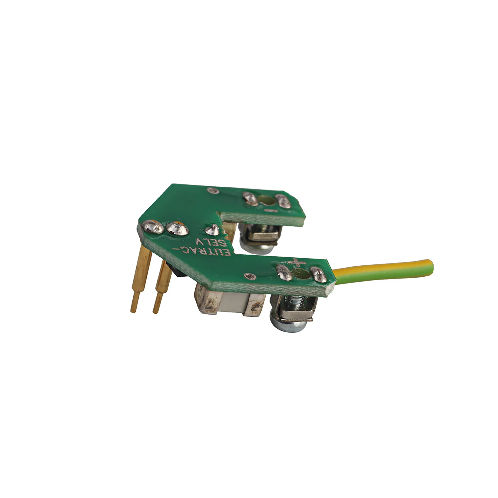 Data Bus Contact With SELV Safety Device and Gold Plated Spring Pins 98-657-0  Eutrac Adapters & Components-Green